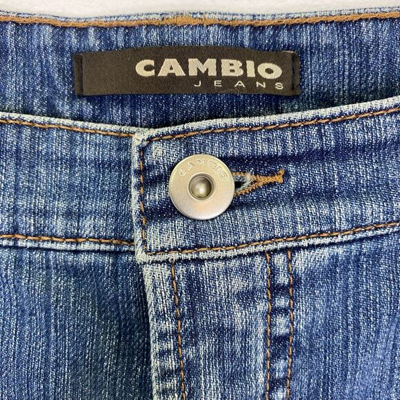 Cambio Jade Jeans Womens SZ 16 Medium Blue Straight Leg High Rise Style 005400 - Picture 7 of 9